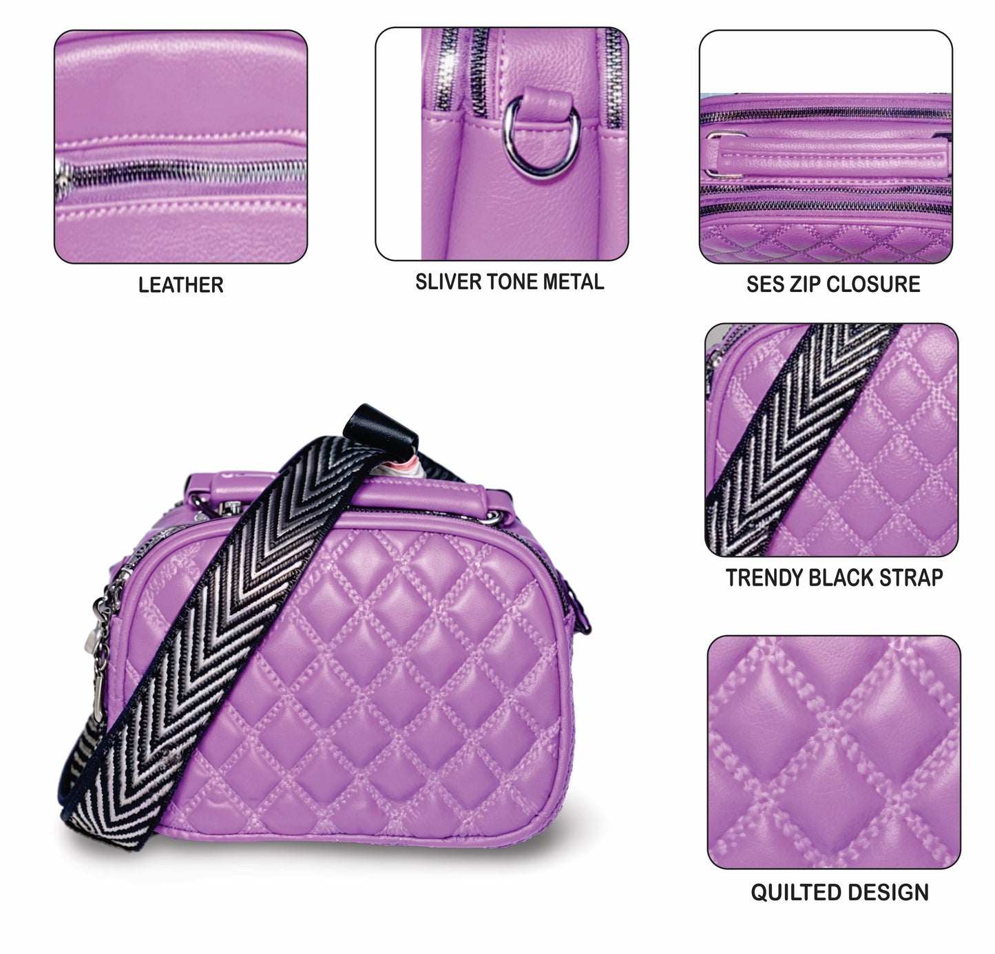 Quilted Mini Handbag