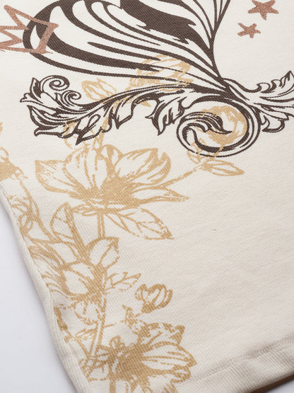 Cream sleeveless tank top