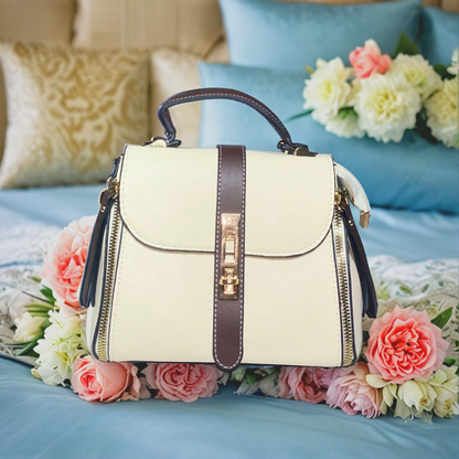 Chic Cream Shoulder Bag