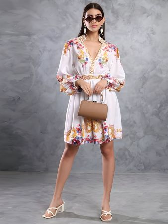 Luxury Bohemian Mini Dress