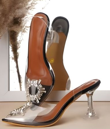 Crystal Transparent Heels