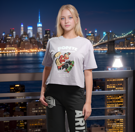 Cropped Popeye T-Shirt