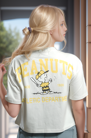 Peanuts Cropped T-Shirt
