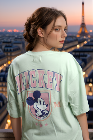 Mickey Varsity Oversized T-Shirt
