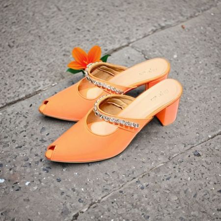 Peep-Toe Block Heels