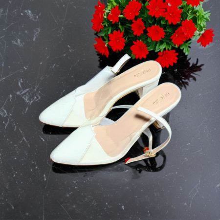 Pointed-Toe Slingback Heels