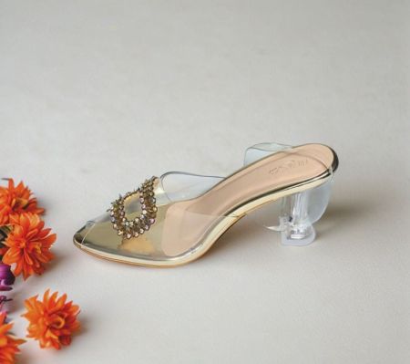 Transparent Heeled