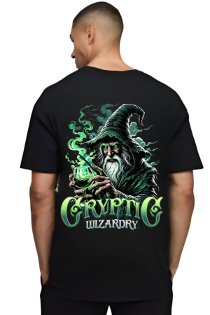 Cryptic Wizardry Graphic Oversized T-Shirt