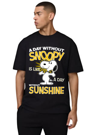 Snoopy Sunshine Graphic Oversized T-Shirt