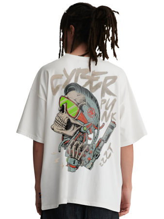 Cyberpunk Graphic Oversized  T-Shirt