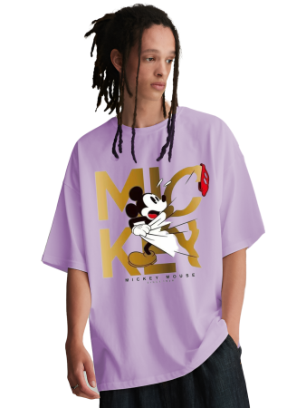 Classic Mickey Mouse Oversized T-Shirt – Golden Icon Edition
