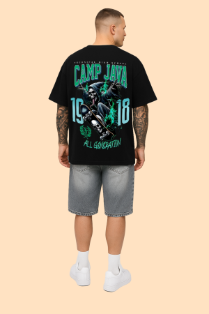 Camp Java Oversized Streetwear T-Shirt