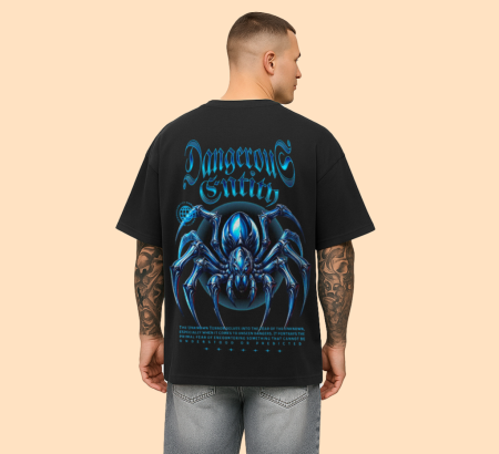 Dangerous Entity Graphic Oversized T-Shirt
