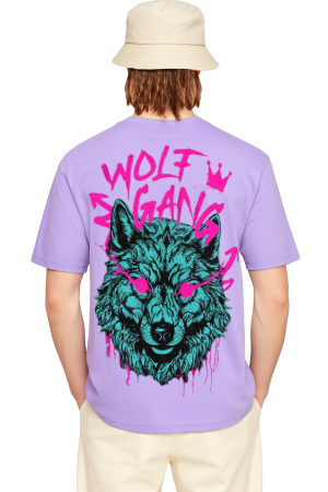 WOLF GANG Neon Wolf Oversized Tee