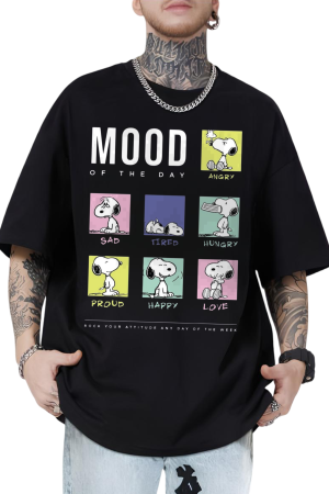 Mood of the Day” Snoopy Edition Graphic T-Shirt