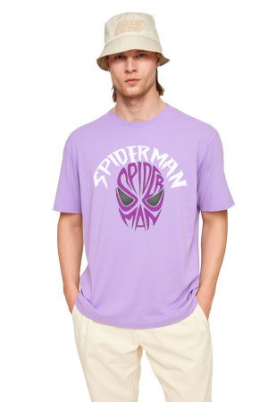 Oversized Lavender Spider Tee