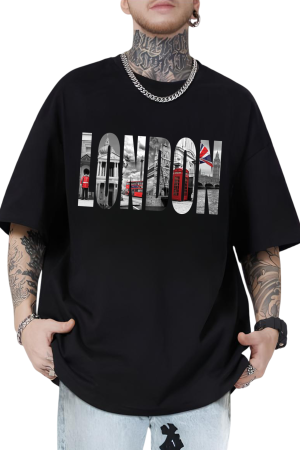 London Cityscape Oversized T-Shirt