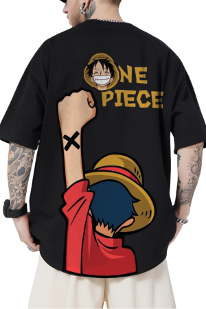 One Piece Luffy Fist Tribute Oversized T-Shirt