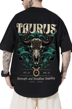 Taurus Zodiac Graphic Tee – Strength & Stability Edition