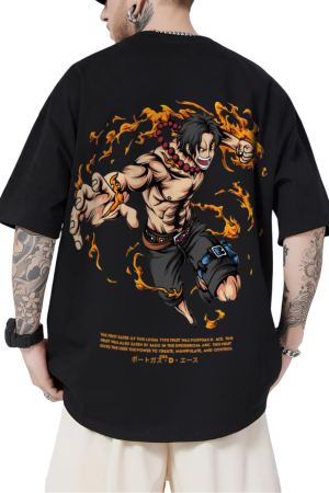 Portgas D. Ace Flame Fist Tee – One Piece Fire Logia Edition
