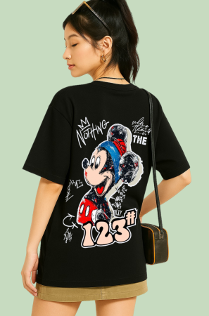 Nothing 123  Oversized Graphic T-Shirt