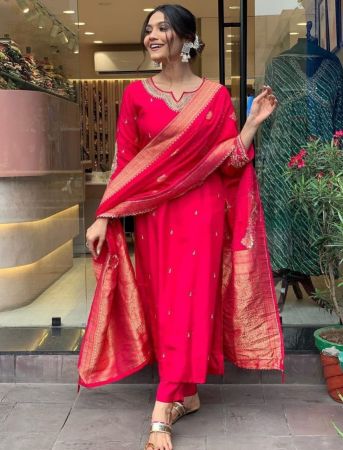 Radiant Red Kurta Set